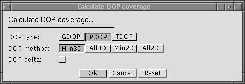 RadioTracer Dialog Box