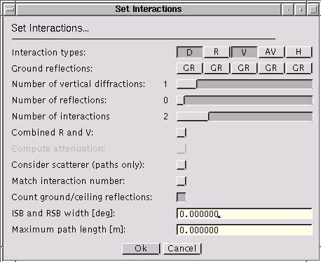 RadioTracer Dialog Box