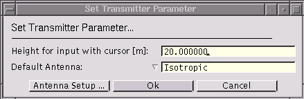 RadioTracer Dialog Box