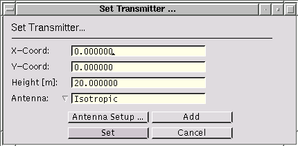 RadioTracer Dialog Box