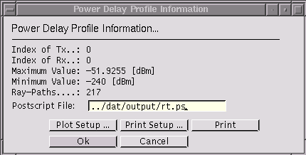 RadioTracer Dialog Box