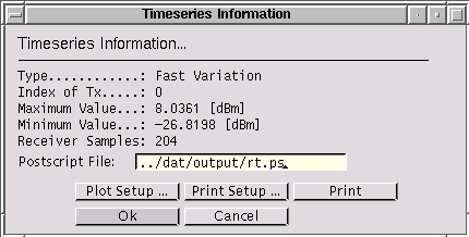 RadioTracer Dialog Box