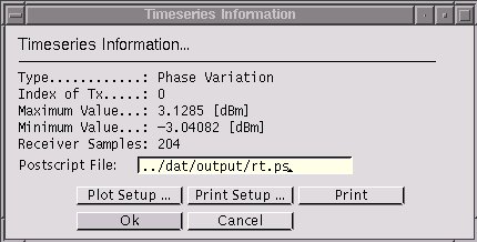 RadioTracer Dialog Box