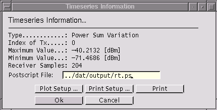 RadioTracer Dialog Box