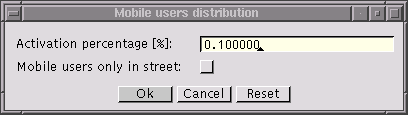 optimUMTS Dialog Box